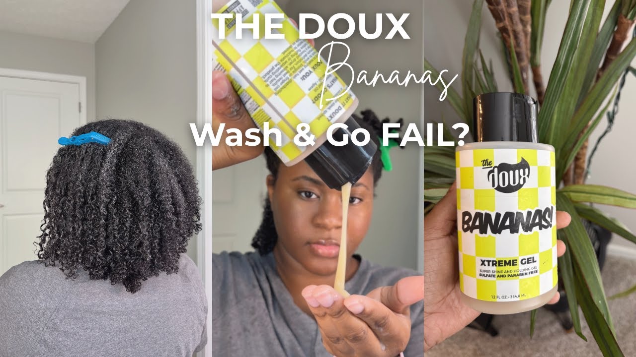 Can This Gel Hold a Wash & Go for 7 Days? | The Doux Bananas Gel Results on Type 4 Hair
