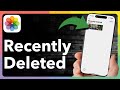 How To Find Recently Deleted Photos In iOS 18