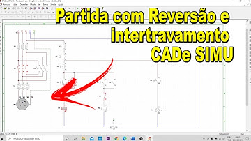 Partida com Reversão e intertravamento CADe SIMU