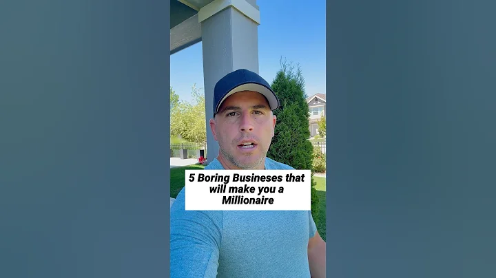 5 Boring Businesses that will make you a Millionaire 💰