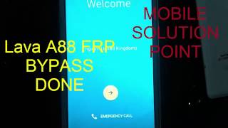 LAVA A88 FRP (Google Account) Lock BYPASS DONE Without PC