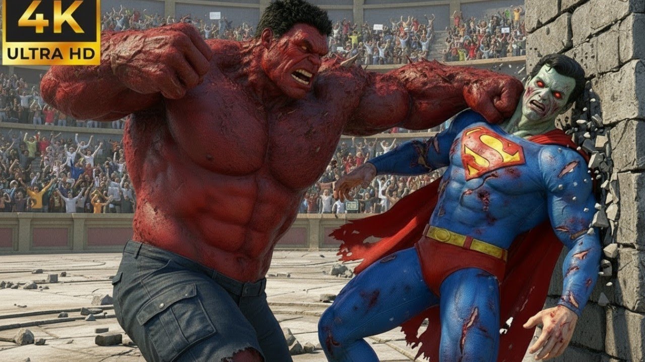 SUPERMAN vs RED HULK 💥 Full Battle | Episode 9 – Ultimate Epic ...