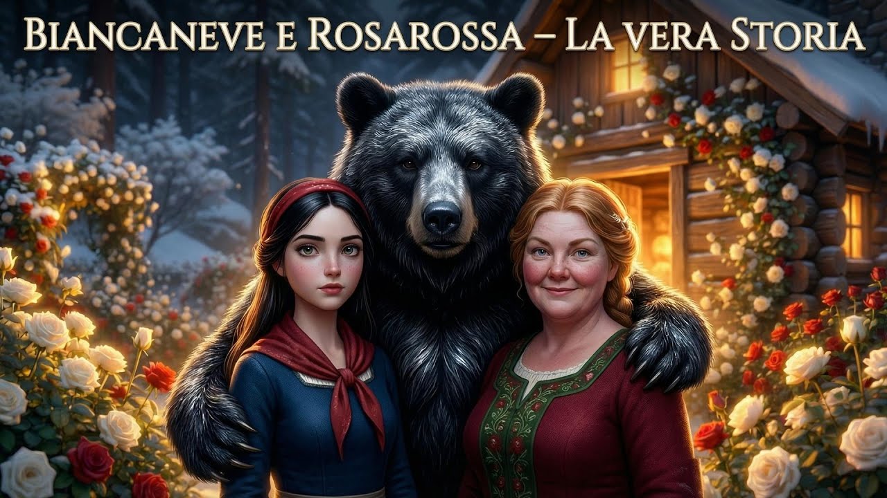 ✨ Biancaneve e Rosarossa – La Vera Storia Fiabesca (Mai Raccontata!) ❄️🐻