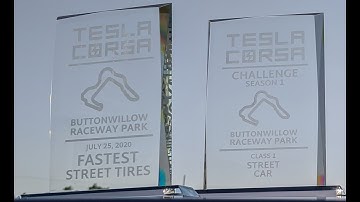 Tesla Model 3 fast lap at Buttonwillow 1:55.808