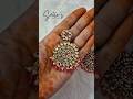 #PinkKundan #HandmadeJewelry #DMforOrders #TeluguFashion #KundanEarrings #CustomizedJewelry