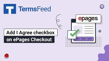 How to Add I Agree checkbox on ePages Checkout