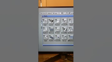 Amiga wireless Tank Mouse - working on a real Amiga A1200 with DB9 dongle