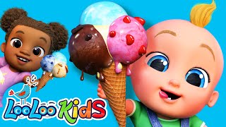 30 MIN - Ice Cream Song 🤩 BEST Toddler Nursery Rhymes and Kids Song by LooLoo Kids