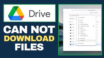 How to Fix "Can Not Download Files" on Google Drive - Full Guide