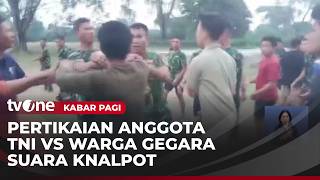 The Moment a Brawl Breaks Out Between Residents and TNI Soldiers | Morning News