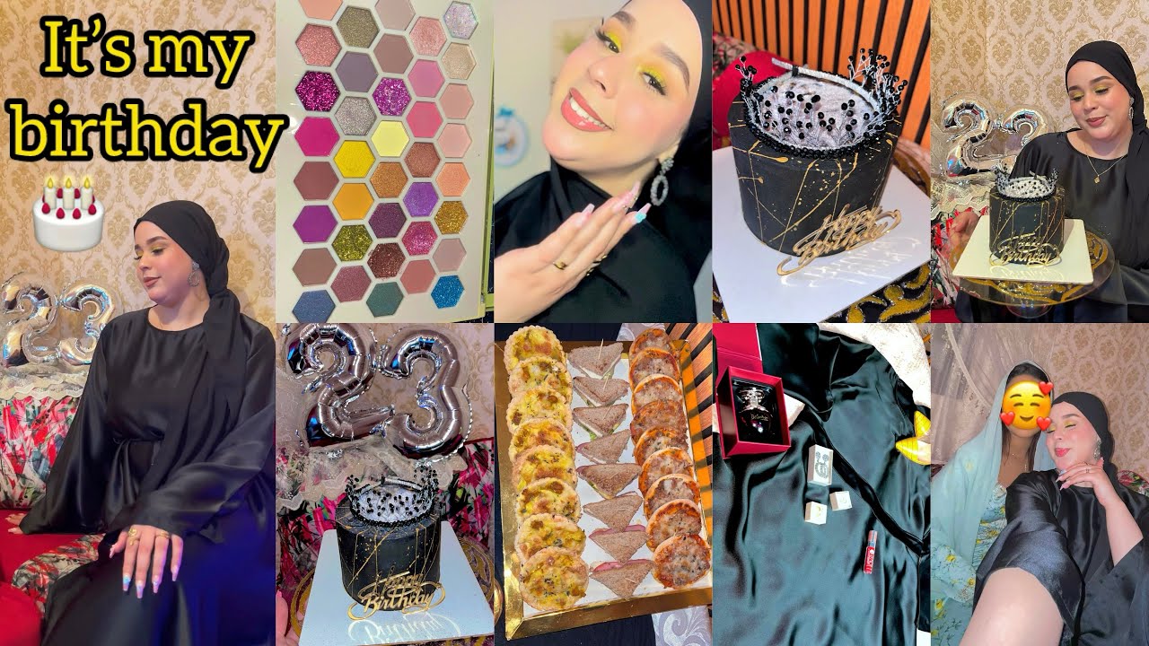 My 23 birthday vlog 🎂نهار عيد ميلادي✨دوزتو في الدار❤️‍🔥صايبت كولشي بوحدي👌عرضت علي صحباتي🥰كولشي بنين🤤