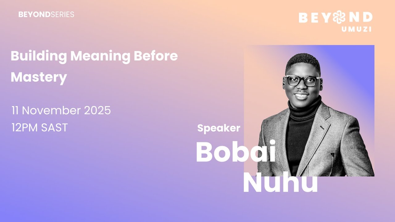 Building Meaning Before Mastery: How Umuzi and SAP Shaped My Path to Transformation