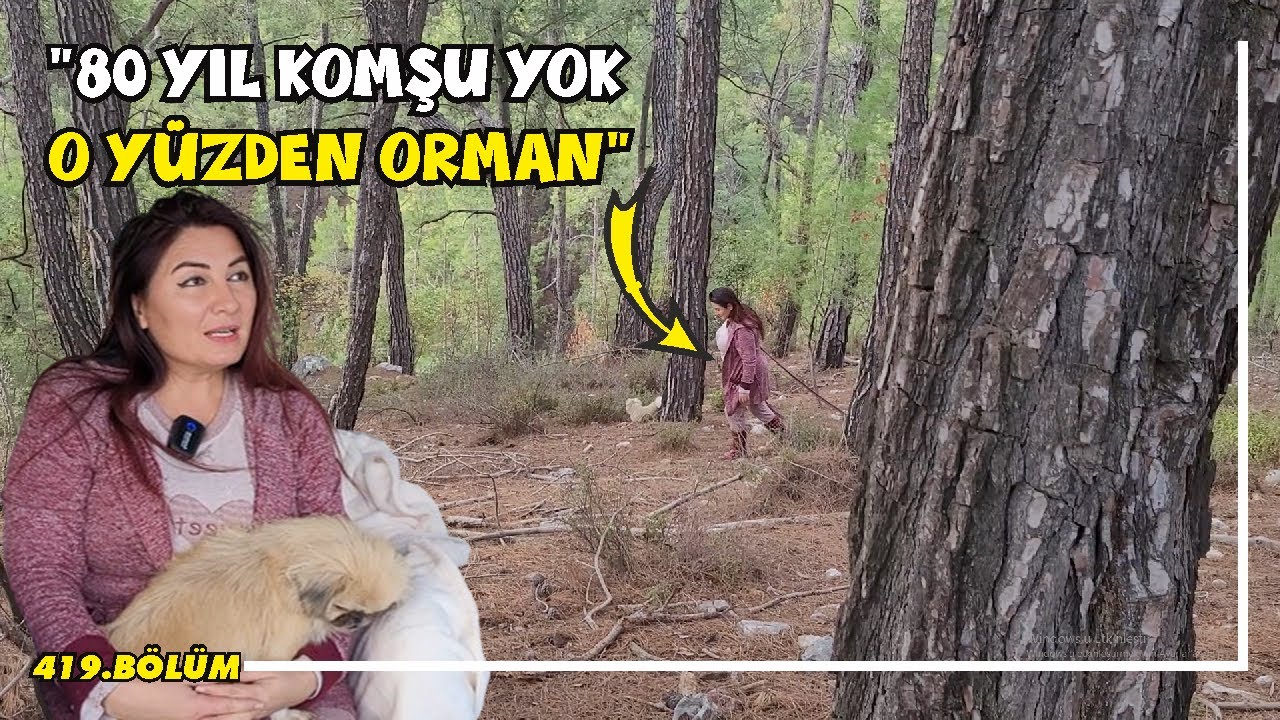 Özbek asıllı kadın Türk ormanlarında yaşıyor. BAKIN NELER BAŞARMIŞ! (Antalya)