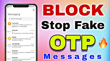 How to stop fake otp messages in tamil | how to stop fake sms messages
