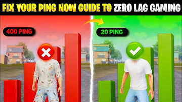 🔥Stop Lag Forever! Real Fixes TRICK For High PING Problem | New Setting |