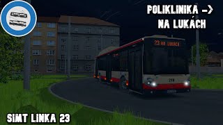 SIMT Linka 23 Poliklinika → Na Lukách s vozem Irisbus Citelis 12M CNG