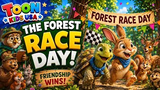 Información The Forest Race Day 🐢🐰 | A Fun Friendship Story for Kids | TOON KIDS USA Actualización