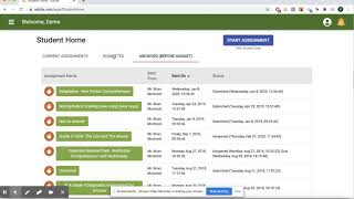 Student Account Overview - Edcite