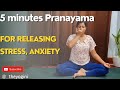 PRANAYAMA For releasing stress, anxiety || @Thevirtualyog