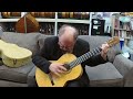 1994 francisco barba flamenco guitar ex collection chris carnes signed by juan del gastor solea