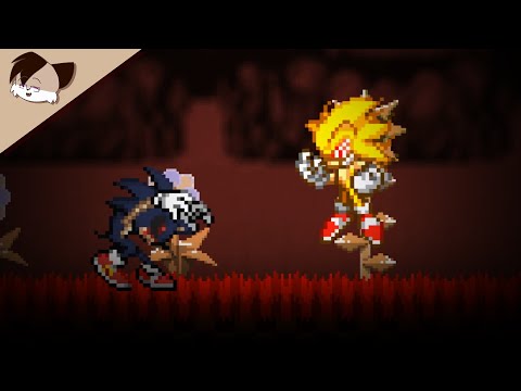 Fleetway Sonic vs Sonic.exe / Short Animation