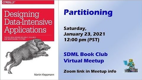 Designing Data-Intensive Applications - Partitioning [Virtual]