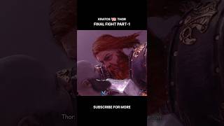 KRATOS VS THOR FINAL FIGHT PART-1 |GOD OF WAR RAGNAROK | #shorts #ps5 #godofwarragnarok #kratos