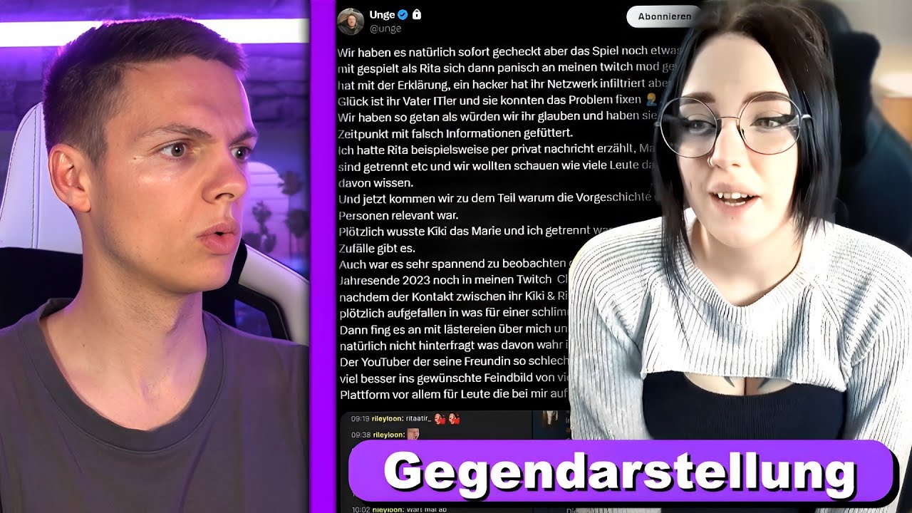 Kikis Antwort zu Unges' Vorwürfen