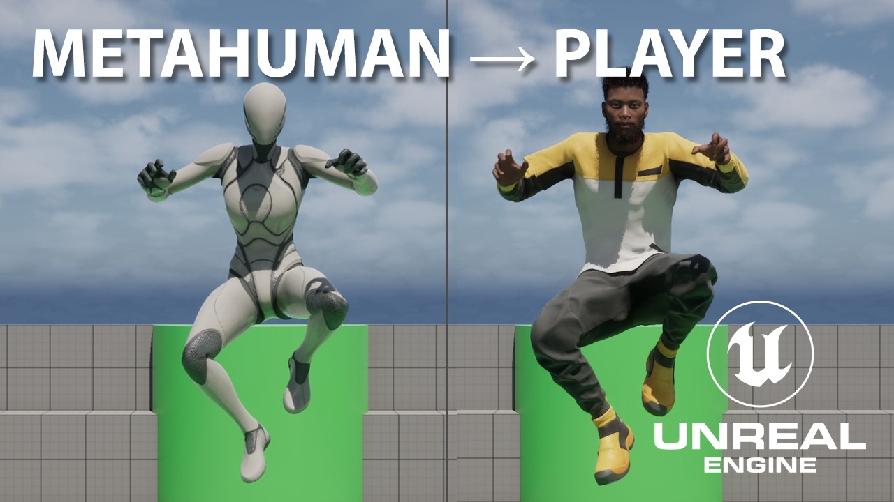 Unreal Engine 5.7 - Turn Your Metahuman Into A Player Character - Tutorial