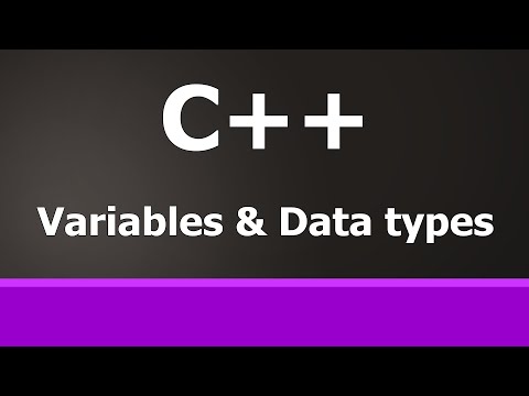 C++ Beginner Tutorial Variables and Datatypes
