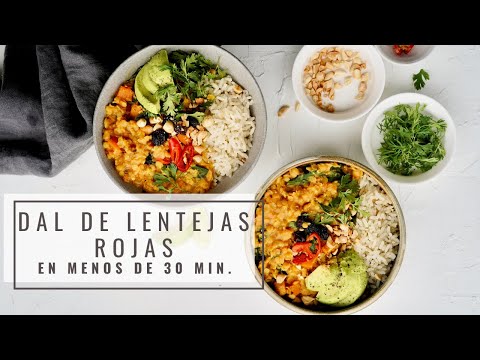 Video: Masur Dal De Lentejas Rojas