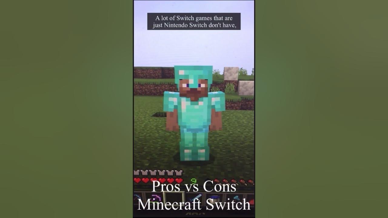 Pros vs Cons! Minecraft Nintendo Switch edition #minecraft #proscons # ...