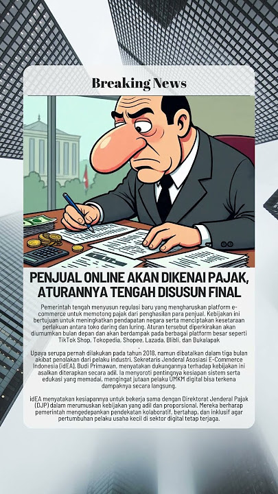 Penjual Online Akan Dikenai Pajak, Aturannya Tengah Disusun Final//