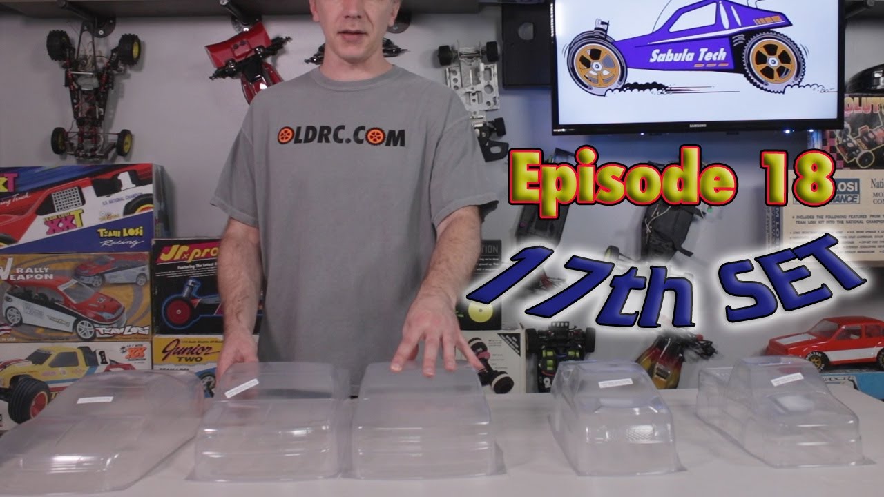 Episode 18 Set 17, Old BoLink RC Bodies Vacuum Formed