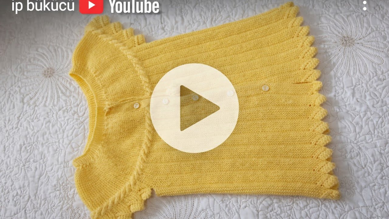 7/8/Yaş Kız çocuk yelek modeli Paspas Modeli