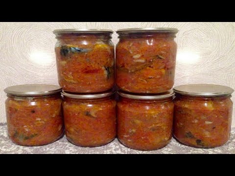 Консервы из скумбрии в домашних условиях с овощами