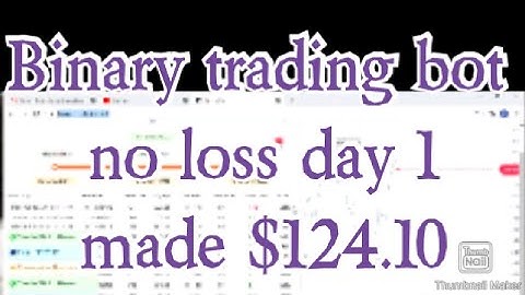 Trading bot no loss 100% profit daily made $124.10 day1  (binary.com/deriv.com)