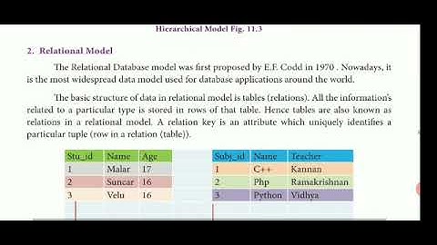 12th Computer Science~Chapter-11~Database Concepts~Part-3