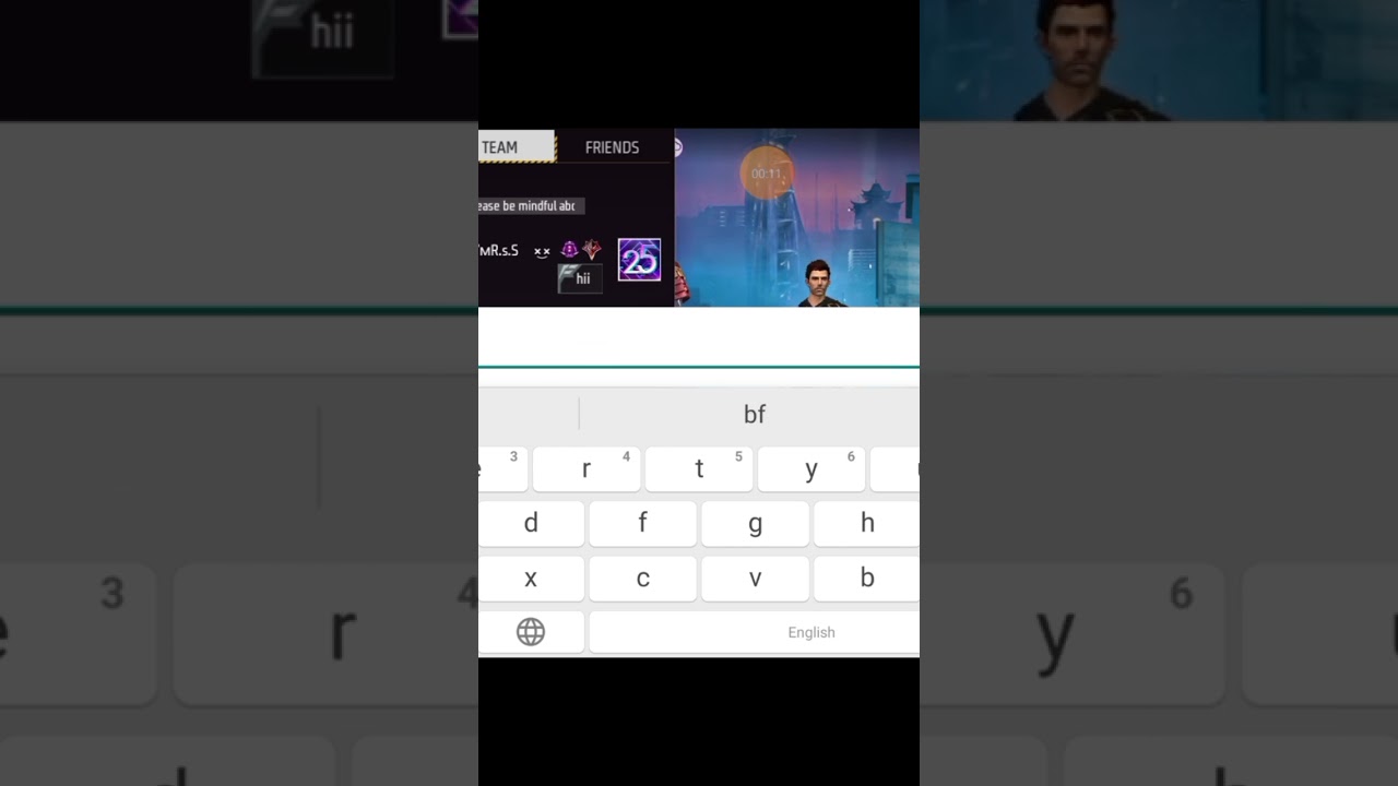 FREE FIRE LOBBY CHATTING