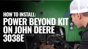 John Deere 3038E Power Beyond Kit Installation