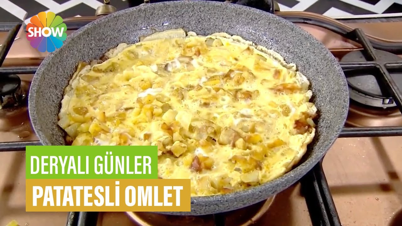 Patatesli Omlet Tarifi | Deryalı Günler