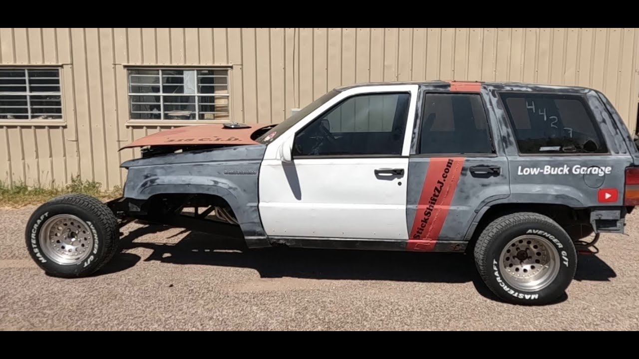 DIY Funny Car Part 2, It Drives! The Cut 'n' Weld Drag Race Jeep Lives