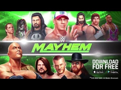 WWE Mayhem Gameplay Android / iOS - YouTube