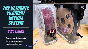 Ultimate Filament Drybox System - 2025 Redesign with Better Performance and Exciting New Features