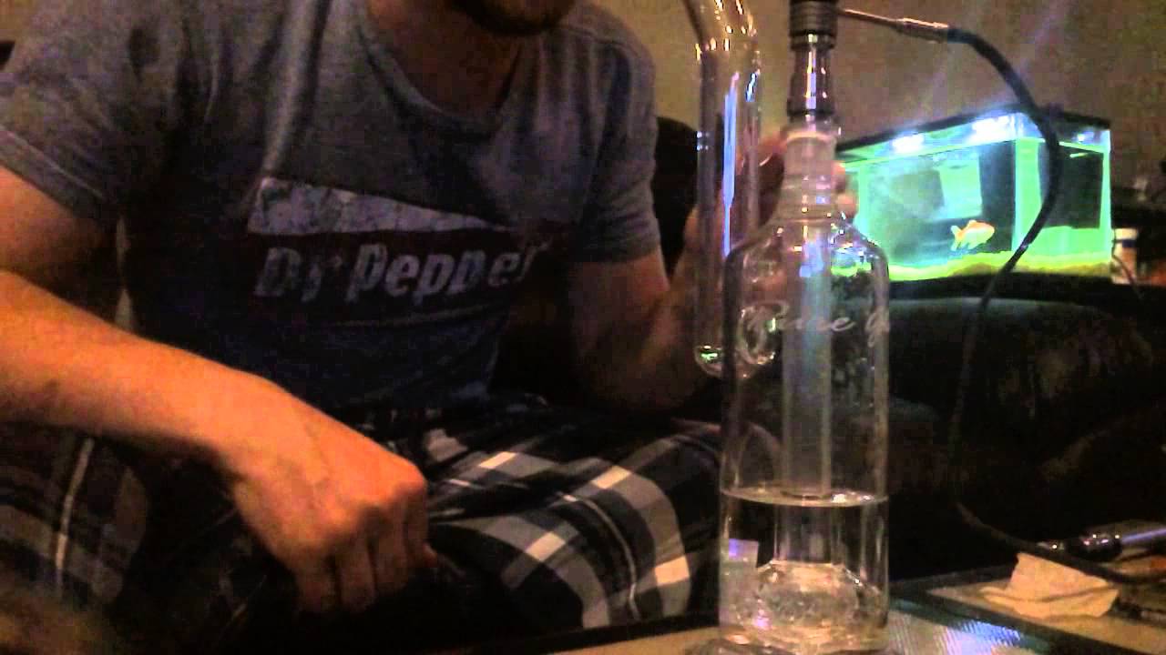 Pure Glass Solaris Bubbler Ball within ball perc Dabbing