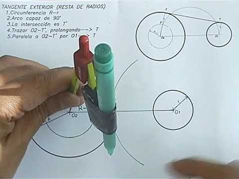 Video: Cómo Encontrar La Tangente De La Esquina Exterior