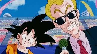 Vegeta Laughs when Trunks Punches Mr Satan