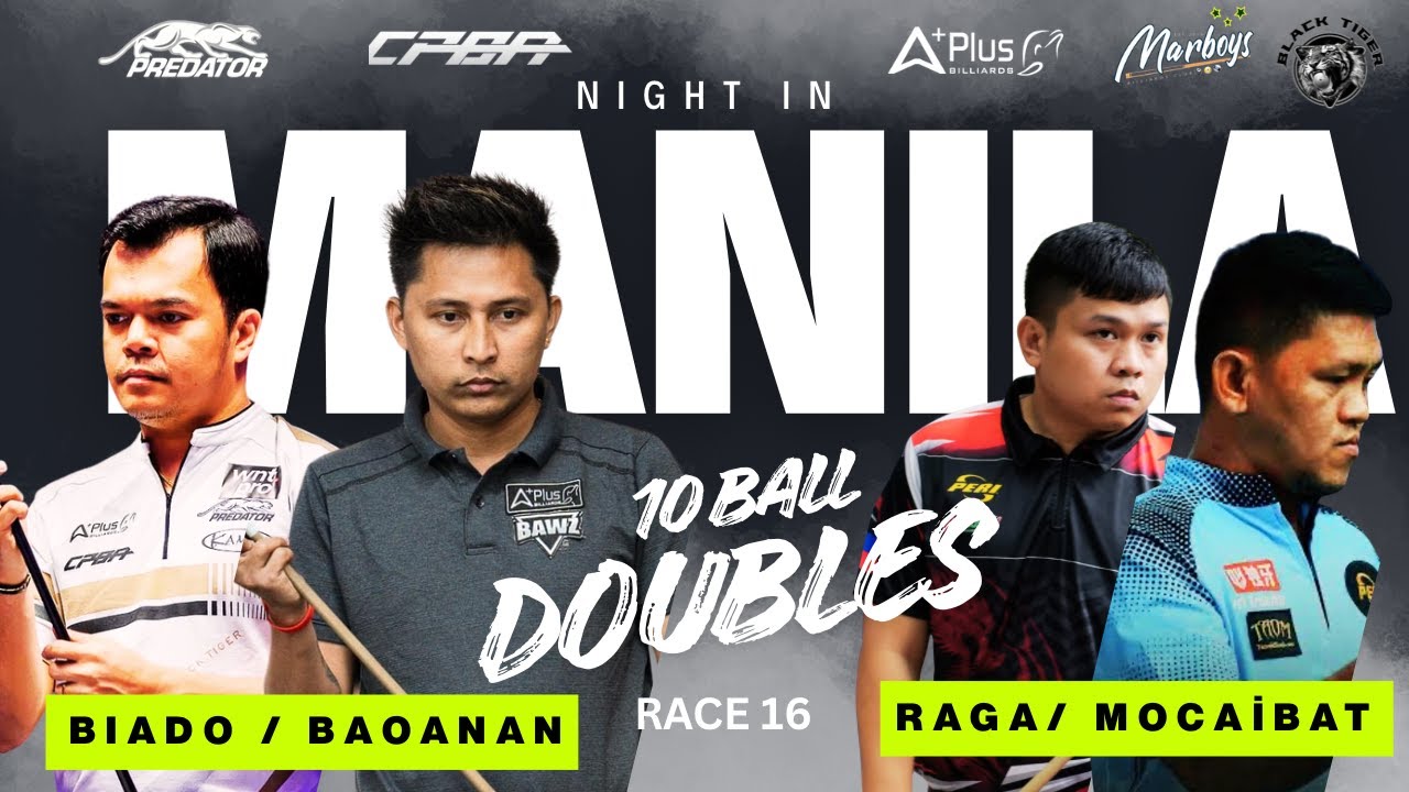 PART 1 |DOUBLES |BIADO - BOANAN VS RAGA - MOCAIBAT | race 16
