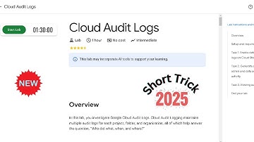 Cloud Audit Logs | Lab Solution | Qwiklabs Arcade 2025 #quicklab