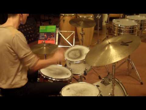 Gregory Hutchinson solo transcription on Blues For Oscar